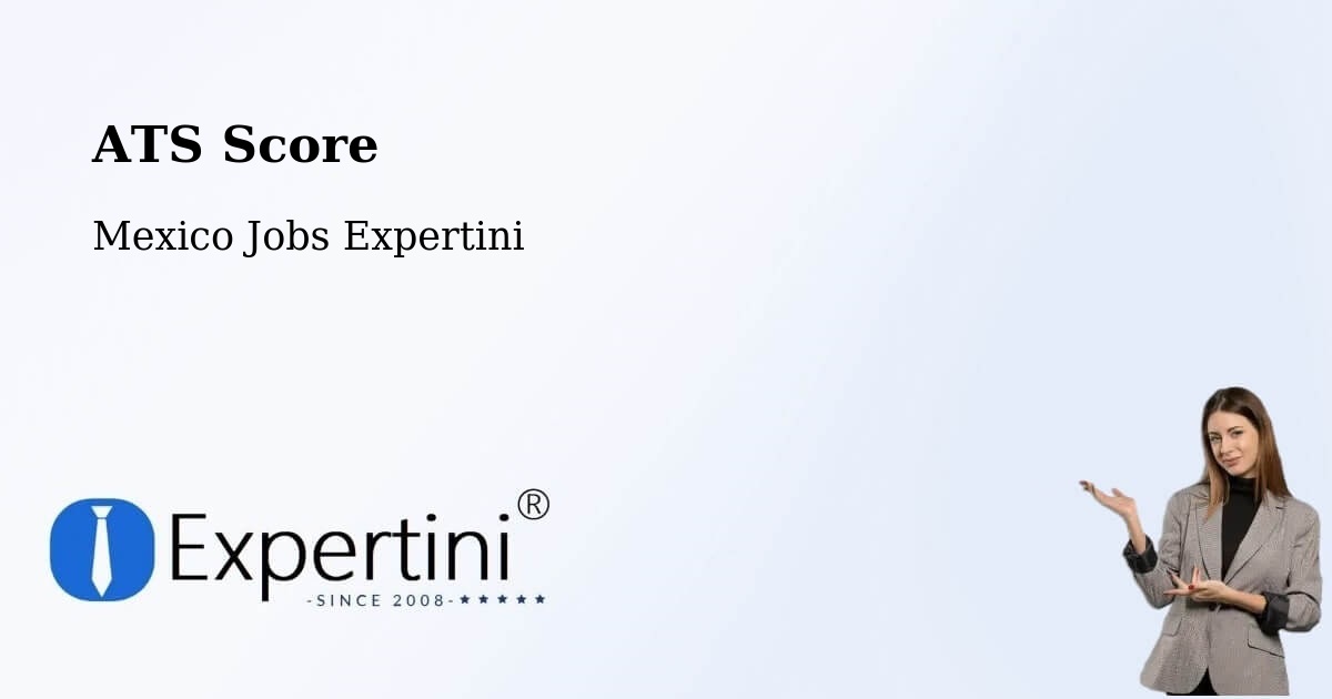 Resume ATS Score & Job Description Match Tool – Conchos - Mexico Jobs Expertini